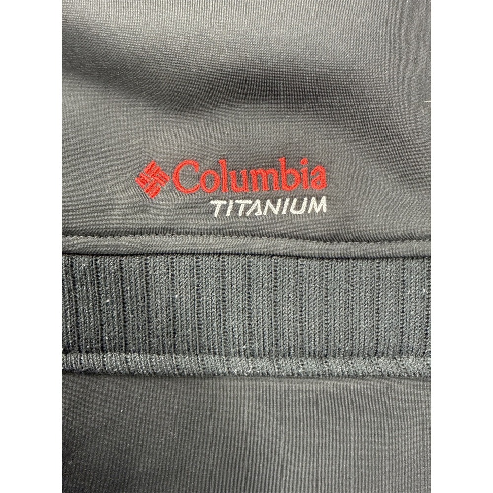 Columbia Titanium Jacket Mens Med Black/Red Fleece Full Zip Interchange Coat EUC - Picture 15 of 16